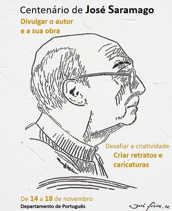 Centenário de José Saramago divulgacao depto portugues